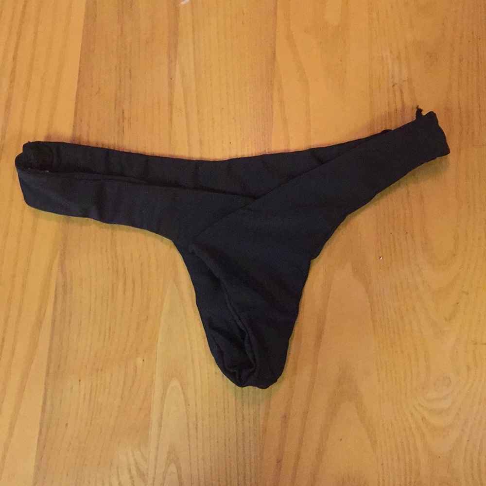 Thong bathing suit bottoms